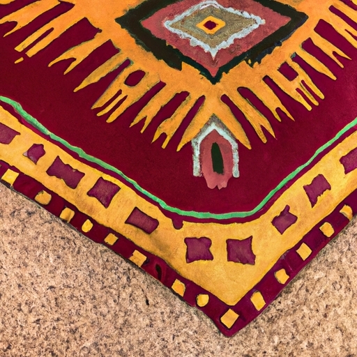 Bold Handcrafted Southwestern Design Rug for Home