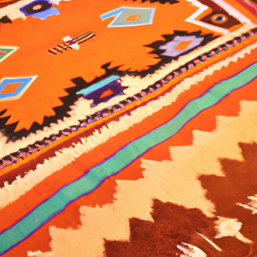 Stylish Artisan Southwestern Home Rug